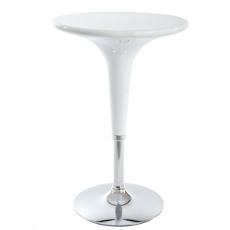 Mesa regulable en altura blanco 68-90cm