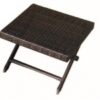 Mesa auxiliar rattan chocolate Maldivas