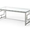 Mesa de centro acero cristal 120x60 CT-228