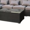 Mesa centro rattan Kenia 120x70 cm