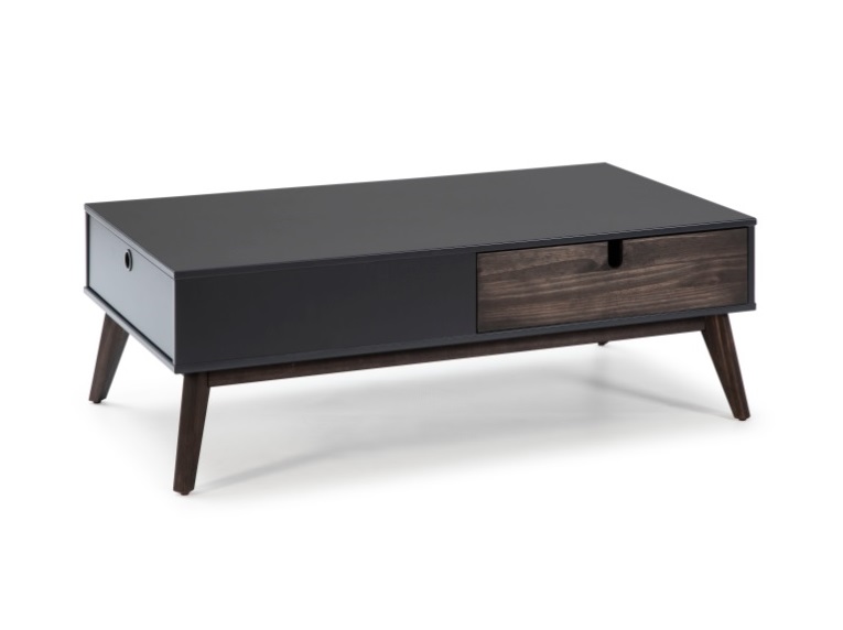 Mesa de centro nordica Kiara negro mate 110