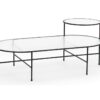 Nix mesa de centro metal negro 126x66