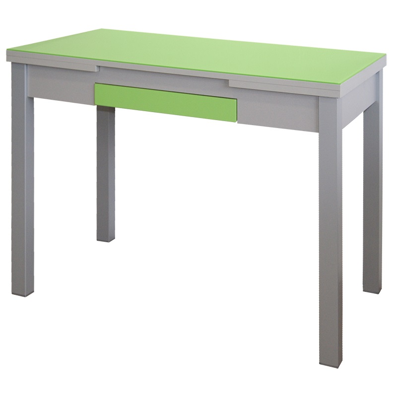 Conjunto de cocina mesa Amtibes MDF gris cristal verde