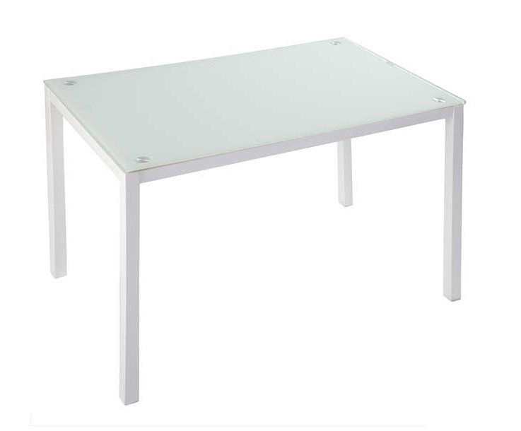 Mesa de cocina Berna blanco puro 110x70