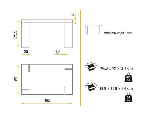 Conjunto de comedor mesa Grecia blanco brillo pie cristal sillas modernas