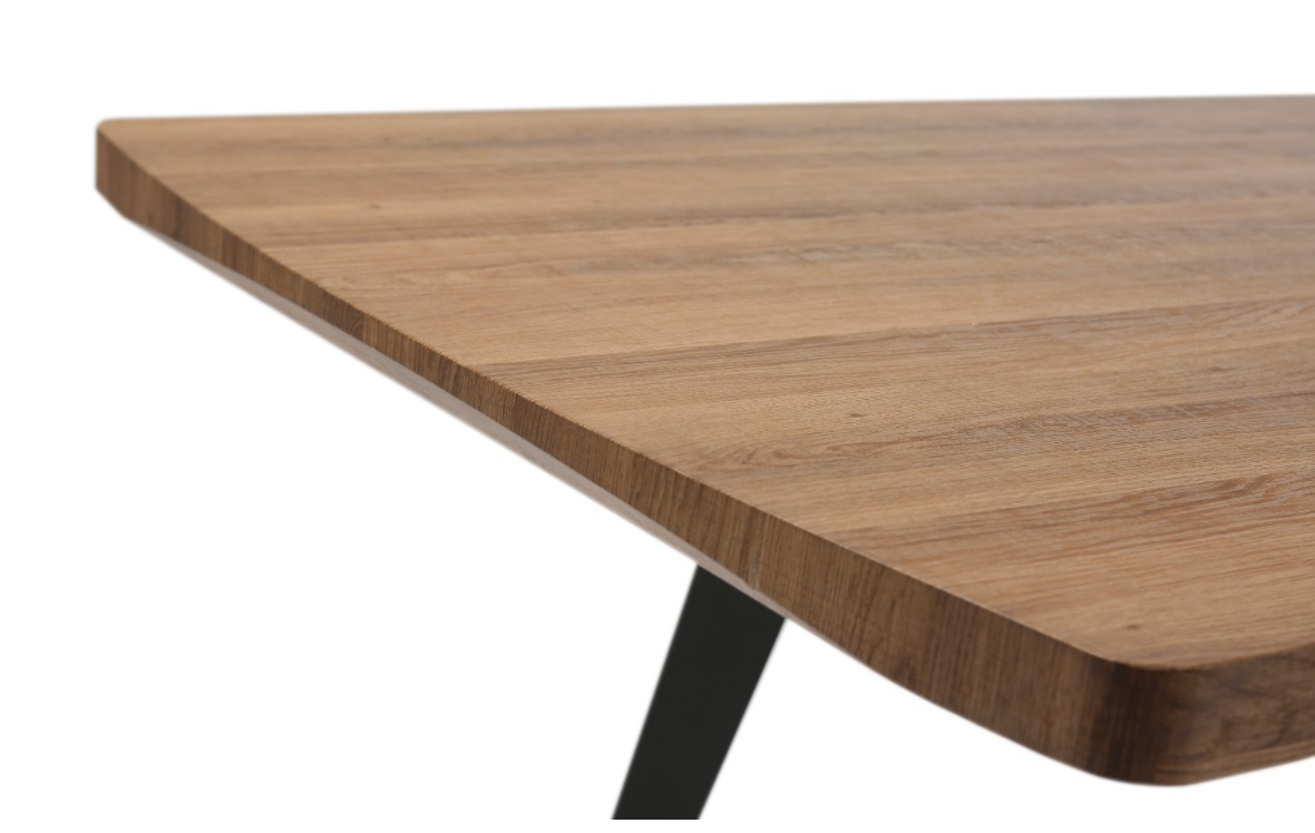 Mesa de comedor extensible roble oscuro DT-110 140-180x90 cm