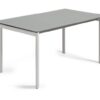 Mesa extensible lam cristal gris 160-220x90