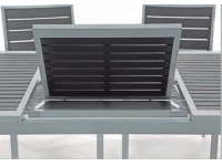 Conjunto de terraza mesa extensible Kind