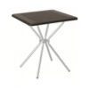 Mesa polipropileno Jimmy antracita 70x70