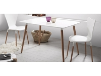 Mesa nordica blanca Dub 120x75