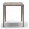 Mesa imitacion rattan Orazio tortora 70x70