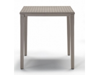 Mesa imitacion rattan Orazio tortora 70x70