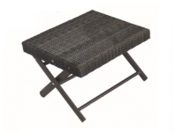 Mesa plegable rattan chocolate Kuta