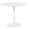 Mesa tulip redonda lacada blanco 90 cm