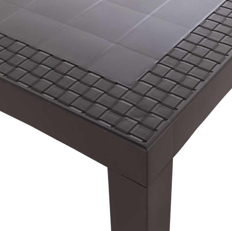 Mesa terraza cube wengue Rio 140x85 cm