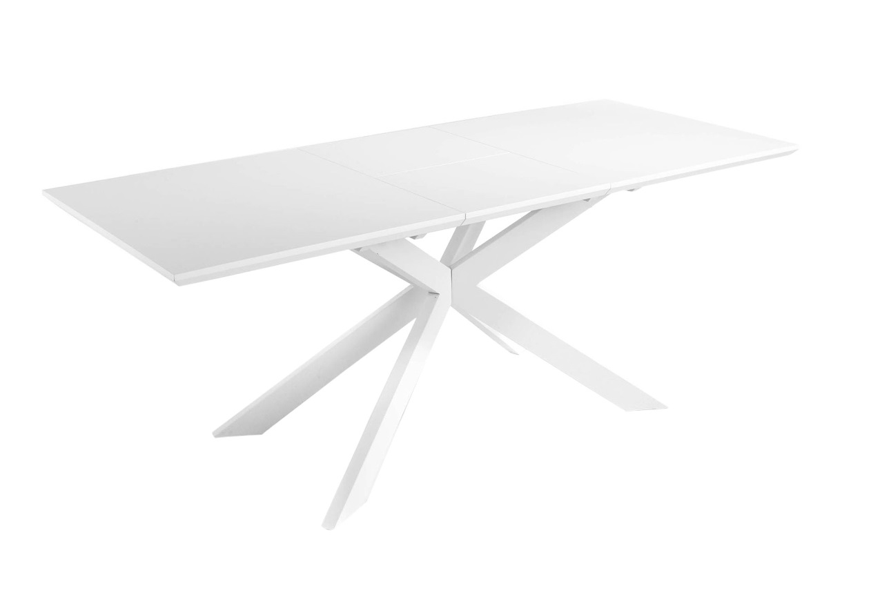 Mesa Varona extensible blanco mate 160-210 x 90