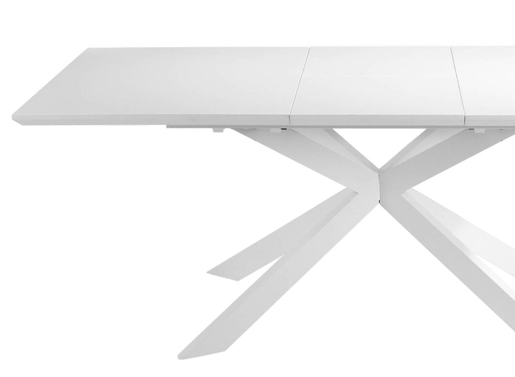 Mesa Varona extensible blanco mate 160-210 x 90