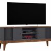 Mueble TV Escocia gris antracita nogal 160 cm