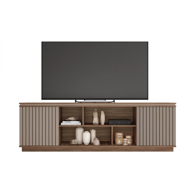 Mueble Tv London nogal y nude 180cm