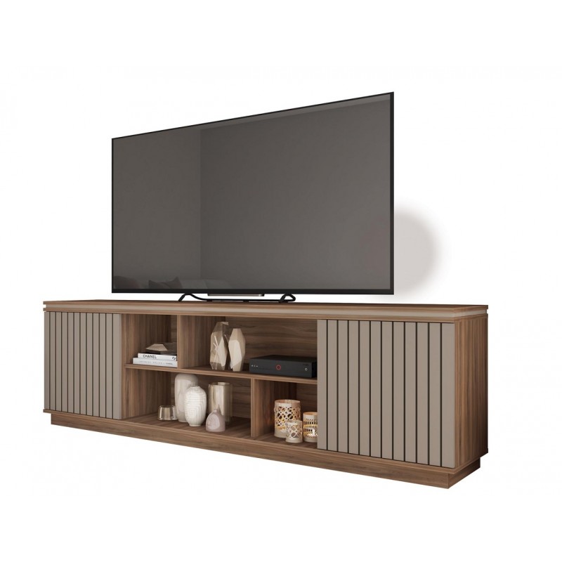 Mueble Tv London nogal y nude 180cm