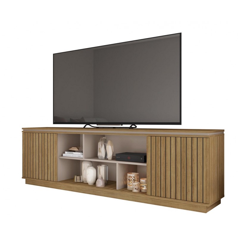 Mueble Tv London nude y roble 180cm