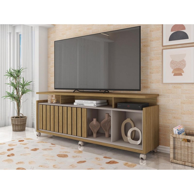 Mueble TV Nika roble y nude 160cm