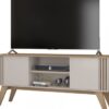 Mueble TV Polonia blanco roto y peral 150cm