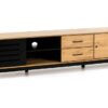 Mueble TV industrial alessia madera negro mate 186 cm