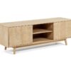 Mueble TV artisan madera tallada natural 160 cm