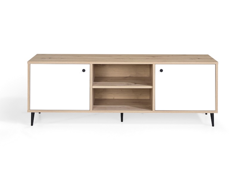 Mueble TV blanco roble Aspen 160 cm