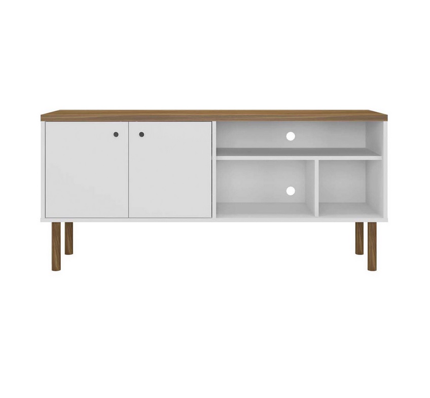 Mueble TV blanco roble Corfu 136