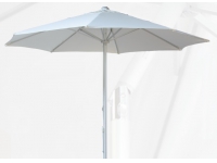 Parasol aluminio lona natural 300cm