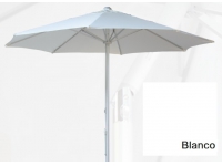 Parasol aluminio lona blanco 300cm