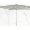 Parasol aluminio lona natural 300x300