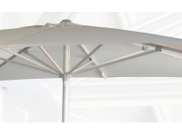 Parasol aluminio lona natural 300x300