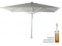 Parasol avenida kit para empotrar funda 4x4