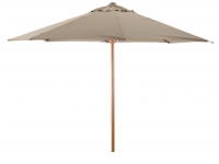 Parasol imitacion madera lona chocolate 300cm