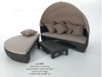 Cama lounge rattan combi