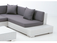 Set lounge rattan blanco Yala