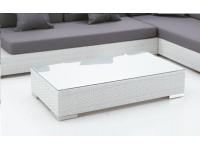 Set lounge rattan blanco Yala