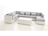 Mesa centro rattan Artic 120x70 cm