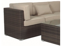 Set Modular lounge rattan Garbi