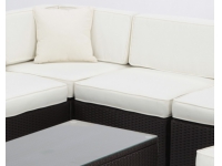 Modular rattan chocolate Puerto Rico chill out