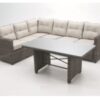 Set de terraza comedor rattan Maldivas