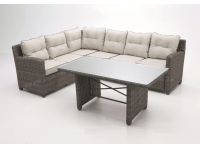 Set de terraza comedor rattan Maldivas