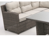 Set de terraza comedor rattan Maldivas