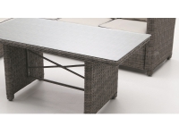 Set de terraza comedor rattan Maldivas