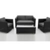 Set sofas rattan Kenia 4 plazas