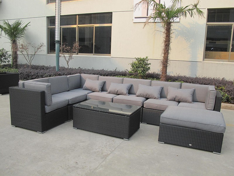 Set sofa Modular lounge rattan Kenia