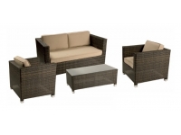 Set sofas rattan Garbi 4 plazas